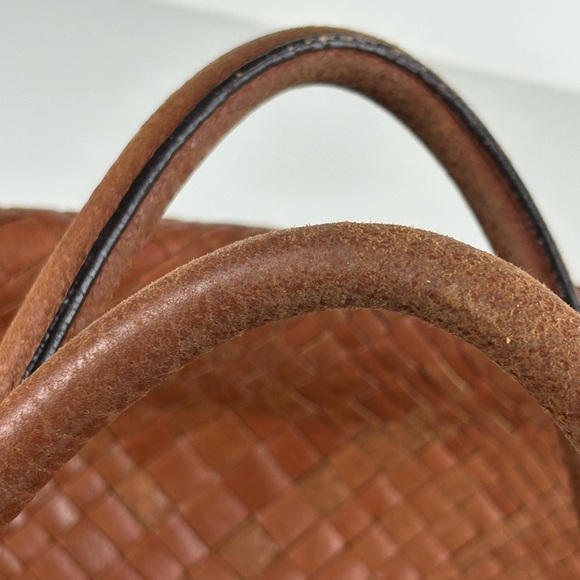 FALOR FRIENZE ITALIAN HANDWOVEN LEATHER WEAVE PURSE - Picture 7 of 15